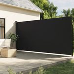 Casa si Gradina - Gradina si terasa - Umbrele si pavilioane - Umbrele - Copertina laterala retractabila de terasa, negru, 220x600 cm - Infinity.ro