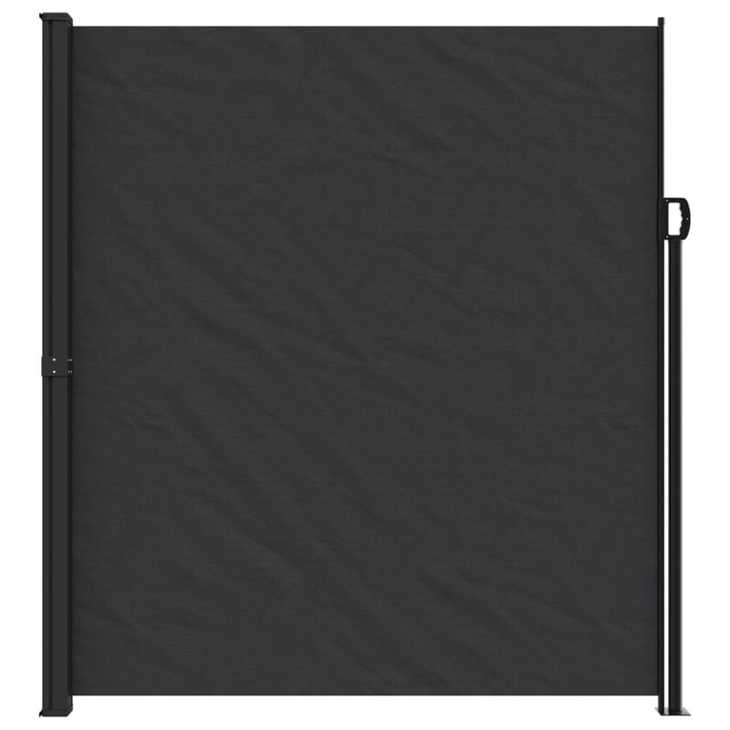 Casa si Gradina - Gradina si terasa - Umbrele si pavilioane - Umbrele - Copertina laterala retractabila de terasa, negru, 220x600 cm - Infinity.ro