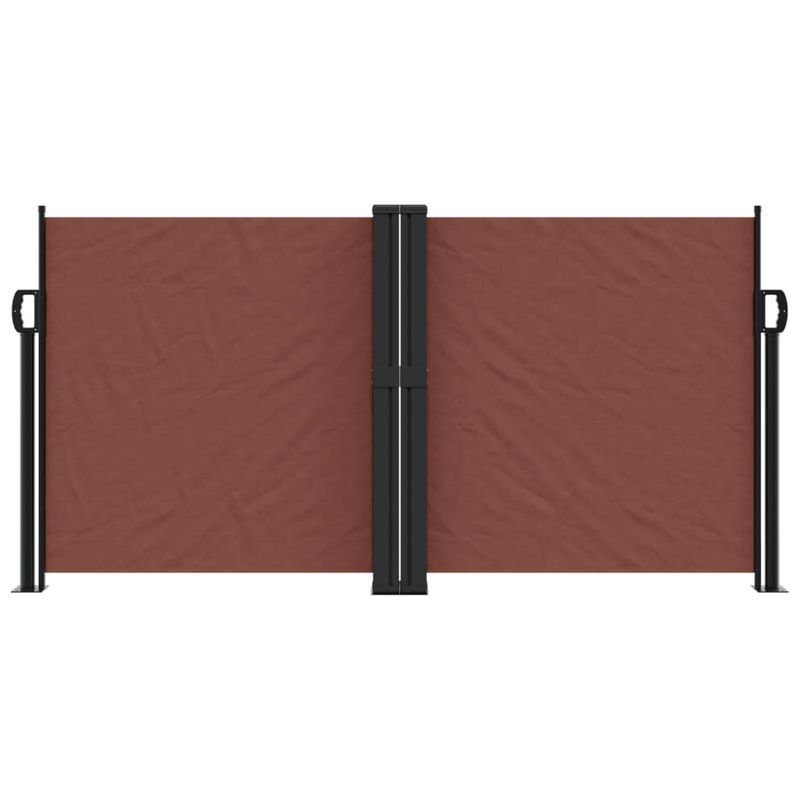 Casa si Gradina - Gradina si terasa - Umbrele si pavilioane - Umbrele - Copertina laterala retractabila, maro, 120 x 1000 cm, mărime 120x1000 cm - Infinity.ro