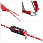 Sport si Outdoor - Camping - Corturi camping - Cort de camping pentru 7 persoane, gri/portocaliu, impermeabil - Infinity.ro