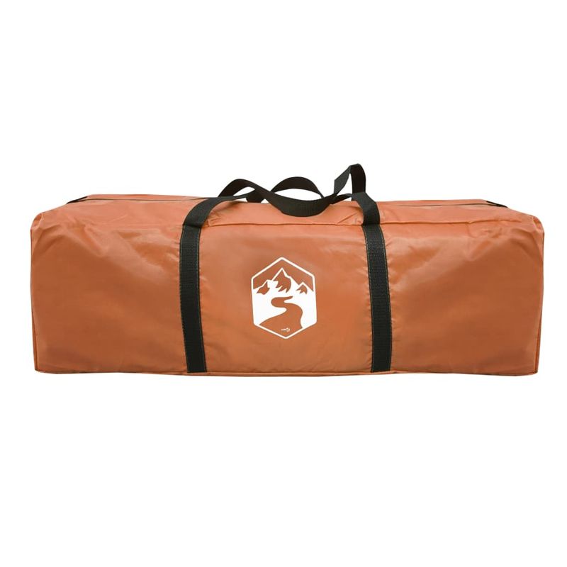 Sport si Outdoor - Camping - Corturi camping - Cort de camping pentru 7 persoane, gri/portocaliu, impermeabil - Infinity.ro