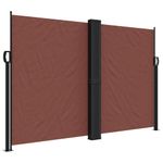 Casa si Gradina - Gradina si terasa - Umbrele si pavilioane - Umbrele - Copertina laterala retractabila, maro, 160 x 600 cm - Infinity.ro