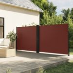 Casa si Gradina - Gradina si terasa - Umbrele si pavilioane - Umbrele - Copertina laterala retractabila, maro, 160 x 600 cm - Infinity.ro