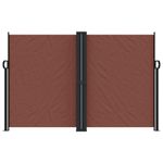 Casa si Gradina - Gradina si terasa - Umbrele si pavilioane - Umbrele - Copertina laterala retractabila, maro, 160 x 600 cm - Infinity.ro
