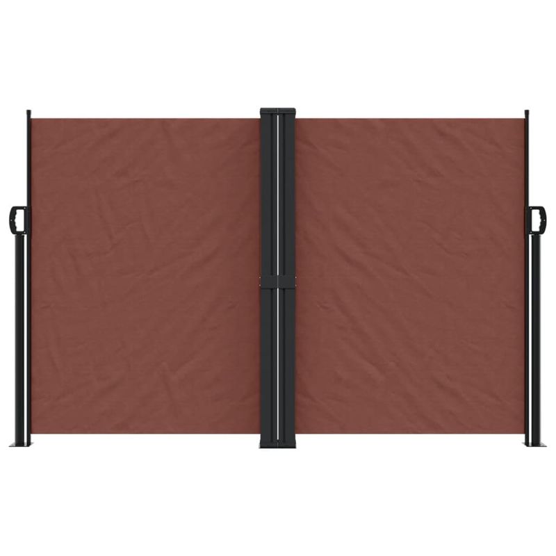 Casa si Gradina - Gradina si terasa - Umbrele si pavilioane - Umbrele - Copertina laterala retractabila, maro, 160 x 600 cm - Infinity.ro