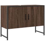 Casa si Gradina - Mobilier - Mobilier baie - Comode baie - Comoda chiuveta de baie, stejar maro, 80x33x60 cm, lemn compozit - Infinity.ro