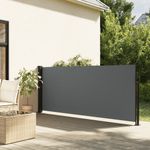 Casa si Gradina - Gradina si terasa - Umbrele si pavilioane - Umbrele - Copertina laterala retractabila, antracit, 140x600 cm - Infinity.ro