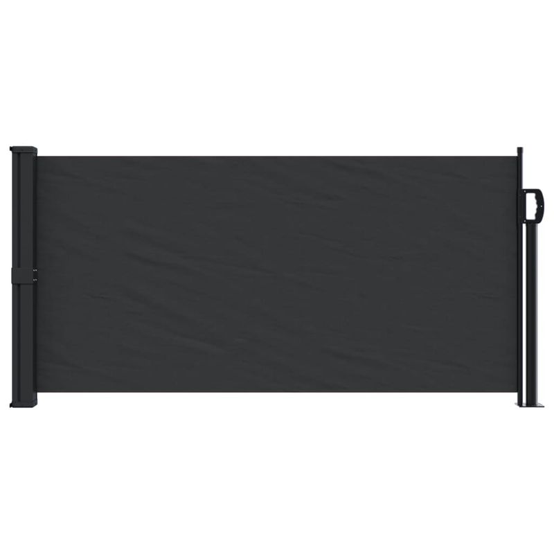 Casa si Gradina - Gradina si terasa - Umbrele si pavilioane - Umbrele - Copertina laterala retractabila, negru, 100x500 cm - Infinity.ro