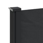 Casa si Gradina - Gradina si terasa - Umbrele si pavilioane - Umbrele - Copertina laterala retractabila, negru, 100x500 cm - Infinity.ro
