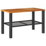 Casa si Gradina - Gradina si terasa - Mobilier exterior - Seturi mobila gradina - Set mobilier relaxare gradina 4 piese cu perne poliratan negru - Infinity.ro