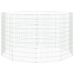 Petshop - Accesorii petshop - Culcusuri si custi - Custi interior si exterior - Cusca pentru iepuri, 10 panouri, 54x100 cm, fier galvanizat - Infinity.ro