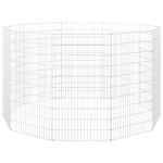 Petshop - Accesorii petshop - Culcusuri si custi - Custi interior si exterior - Cusca pentru iepuri, 10 panouri, 54x100 cm, fier galvanizat - Infinity.ro