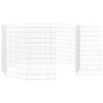 Petshop - Accesorii petshop - Culcusuri si custi - Custi interior si exterior - Cusca pentru iepuri, 10 panouri, 54x100 cm, fier galvanizat - Infinity.ro