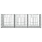 Petshop - Accesorii petshop - Culcusuri si custi - Custi interior si exterior - Cusca pentru iepuri, 3 panouri, 163x79x54 cm, fier galvanizat - Infinity.ro