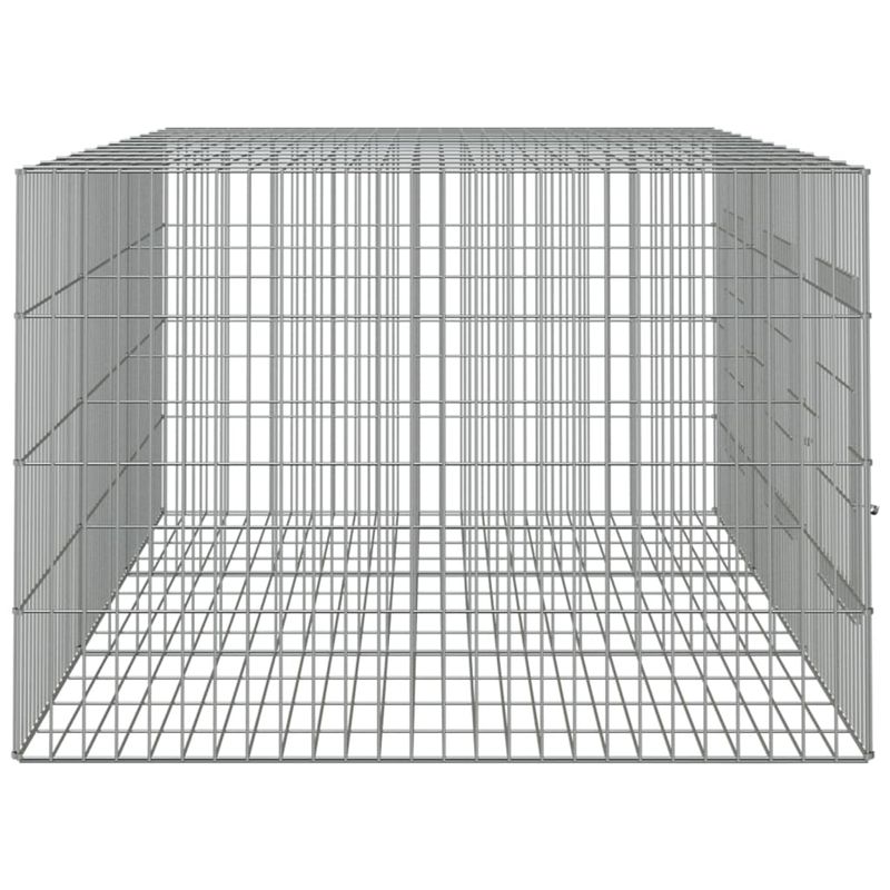 Petshop - Accesorii petshop - Culcusuri si custi - Custi interior si exterior - Cusca pentru iepuri, 3 panouri, 163x79x54 cm, fier galvanizat - Infinity.ro