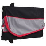 Sport si Outdoor/Ciclism/Accesorii pentru biciclete/Remorci biciclete - Remorca pentru biciclete, negru si rosu, 45 kg, fier - Infinity.ro