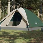 Sport si Outdoor - Camping - Corturi camping - Cort de camping pentru 3 persoane, verde, impermeabil - Infinity.ro