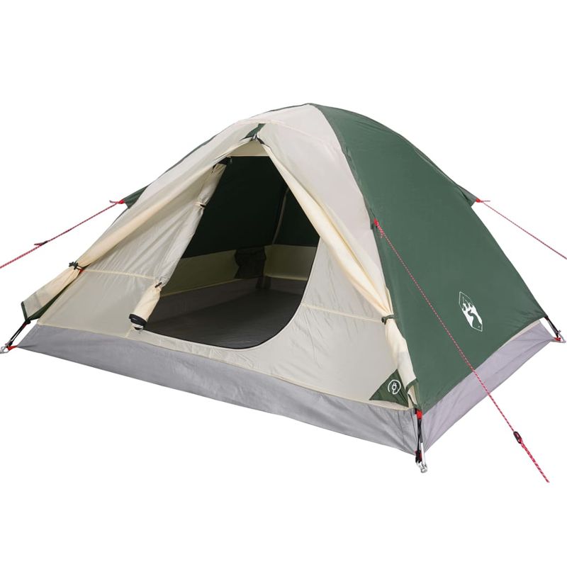 Sport si Outdoor - Camping - Corturi camping - Cort de camping pentru 3 persoane, verde, impermeabil - Infinity.ro