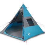 Sport si Outdoor - Camping - Corturi camping - Cort de camping pentru 7 persoane, albastru, impermeabil - Infinity.ro