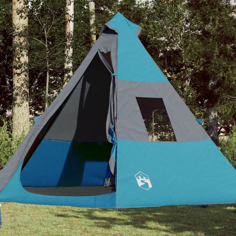 Sport si Outdoor - Camping - Corturi camping - Cort de camping pentru 7 persoane, albastru, impermeabil - Infinity.ro