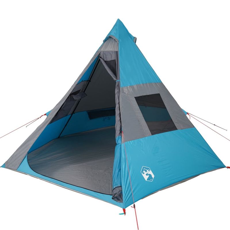 Sport si Outdoor - Camping - Corturi camping - Cort de camping pentru 7 persoane, albastru, impermeabil - Infinity.ro