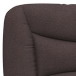 Casa si Gradina - Mobilier - Paturi si accesorii - Paturi - Cadru de pat cu tablie, maro inchis, 140x200 cm, textil - Infinity.ro