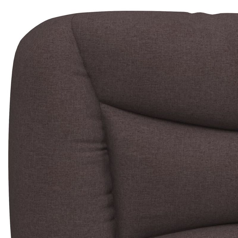 Casa si Gradina - Mobilier - Paturi si accesorii - Paturi - Cadru de pat cu tablie, maro inchis, 140x200 cm, textil - Infinity.ro
