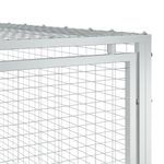 Petshop - Accesorii petshop - Culcusuri si custi - Custi interior si exterior - Cusca caine cu tarc antracit 197x396x110 cm otel galvanizat - Infinity.ro