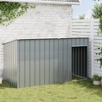 Petshop - Accesorii petshop - Culcusuri si custi - Custi interior si exterior - Cusca caine cu acoperis antracit 196x91x110 cm otel galvanizat - Infinity.ro