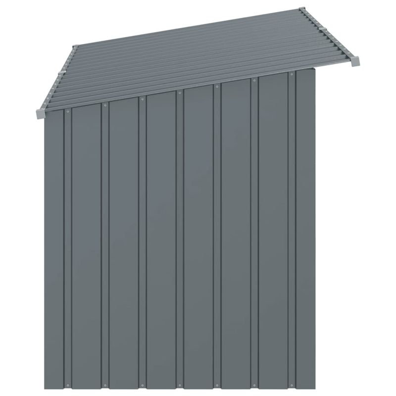 Petshop - Accesorii petshop - Culcusuri si custi - Custi interior si exterior - Cusca caine cu acoperis antracit 196x91x110 cm otel galvanizat - Infinity.ro