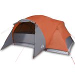 Sport si Outdoor - Camping - Corturi camping - Cort de camping pentru 8 persoane, gri/portocaliu, impermeabil - Infinity.ro
