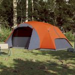 Sport si Outdoor - Camping - Corturi camping - Cort de camping pentru 8 persoane, gri/portocaliu, impermeabil - Infinity.ro