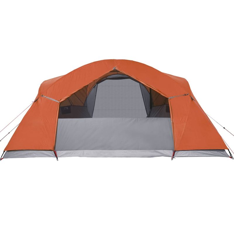 Sport si Outdoor - Camping - Corturi camping - Cort de camping pentru 8 persoane, gri/portocaliu, impermeabil - Infinity.ro