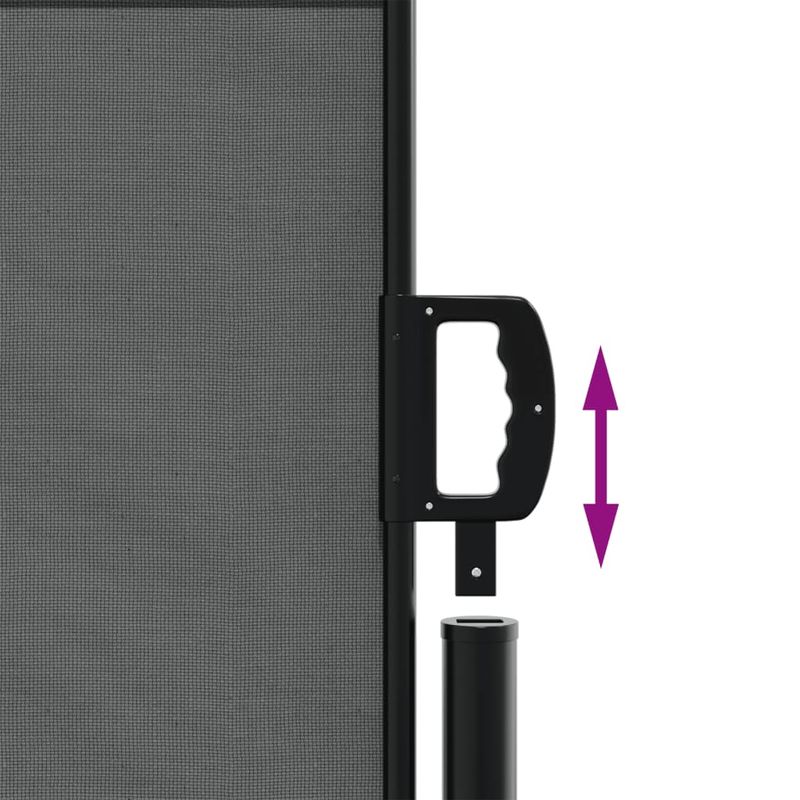 Casa si Gradina - Gradina si terasa - Umbrele si pavilioane - Umbrele - Copertina laterala retractabila, antracit, 100x500 cm - Infinity.ro