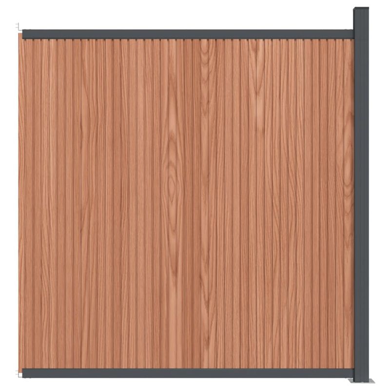 Casa si Gradina - Gradina si terasa - Garduri, panouri si accesorii - Panouri de gard, maro, 173x186 cm, WPC - Infinity.ro
