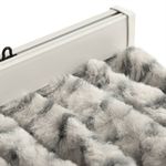 Casa si Gradina - Textile si covoare - Rulouri si jaluzele - Perdea pentru insecte gri deschis si gri inchis100x230cmchenille - Infinity.ro