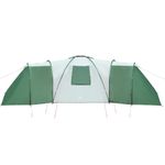Sport si Outdoor - Camping - Corturi camping - Cort de camping pentru 12 persoane, verde, impermeabil - Infinity.ro