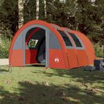 Sport si Outdoor - Camping - Corturi camping - Cort de camping pentru 4 persoane, gri/portocaliu, impermeabil - Infinity.ro