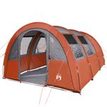 Sport si Outdoor - Camping - Corturi camping - Cort de camping pentru 4 persoane, gri/portocaliu, impermeabil - Infinity.ro
