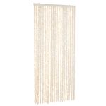 Casa si Gradina - Textile si covoare - Perdele si draperii - Perdele - Perdea pentru insecte, bej si alb, 100x230 cm, chenille - Infinity.ro