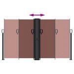 Casa si Gradina - Gradina si terasa - Umbrele si pavilioane - Umbrele - Copertina laterala retractabila, maro, 140x600 cm - Infinity.ro