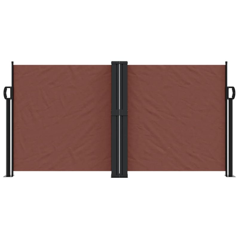 Casa si Gradina - Gradina si terasa - Umbrele si pavilioane - Umbrele - Copertina laterala retractabila, maro, 120 x 600 cm - Infinity.ro