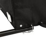 Sport si Outdoor/Ciclism/Accesorii pentru biciclete/Remorci biciclete - Remorca pentru biciclete, negru si rosu, 45 kg, fier - Infinity.ro