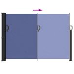 Casa si Gradina - Gradina si terasa - Umbrele si pavilioane - Umbrele - Copertina laterala retractabila, albastru, 140x300 cm - Infinity.ro