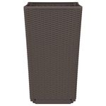 Casa si Gradina - Gradinarit si plante - Plante si ghivece - Ghivece si suporturi - Jardiniere de gradina, 4 buc., maro, 32,5x32,5x57 cm, PP - Infinity.ro