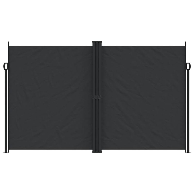 Casa si Gradina - Gradina si terasa - Umbrele si pavilioane - Umbrele - Copertina laterala retractabila, negru, 200x600 cm - Infinity.ro
