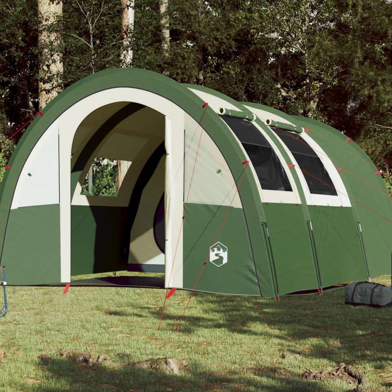 Sport si Outdoor - Camping - Corturi camping - Cort de camping pentru 4 persoane, verde, impermeabil - Infinity.ro