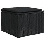 Casa si Gradina - Gradina si terasa - Mobilier exterior - Seturi mobila gradina - Set mobilier de gradina cu perne, 5 piese, negru, poliratan - Infinity.ro