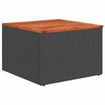 Casa si Gradina - Gradina si terasa - Mobilier exterior - Seturi mobila gradina - Set mobilier de gradina cu perne, 5 piese, negru, poliratan - Infinity.ro