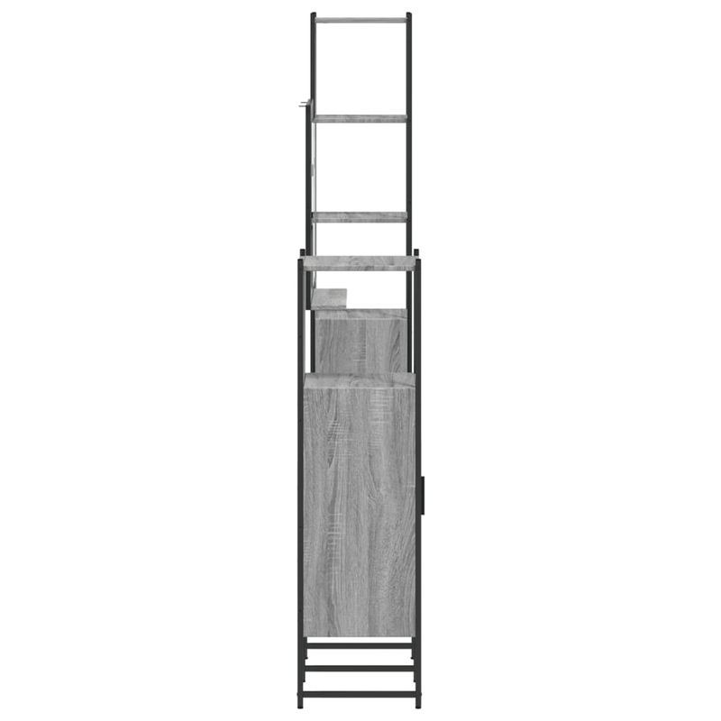 Casa si Gradina - Mobilier - Seturi de mobilier - Seturi baie - Set dulapuri de baie, 4 piese, gri sonoma, lemn prelucrat - Infinity.ro